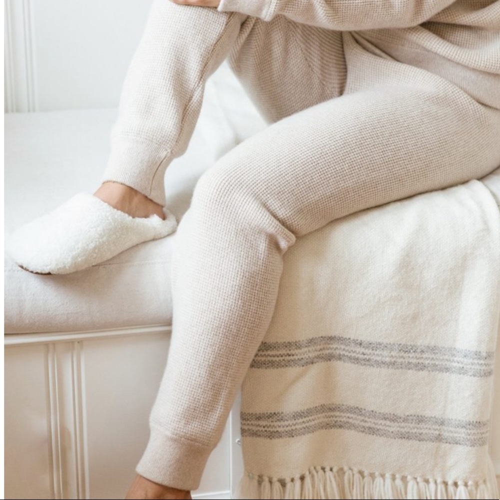 Jenni Kayne Cashmere Sweatpant Oatmeal S